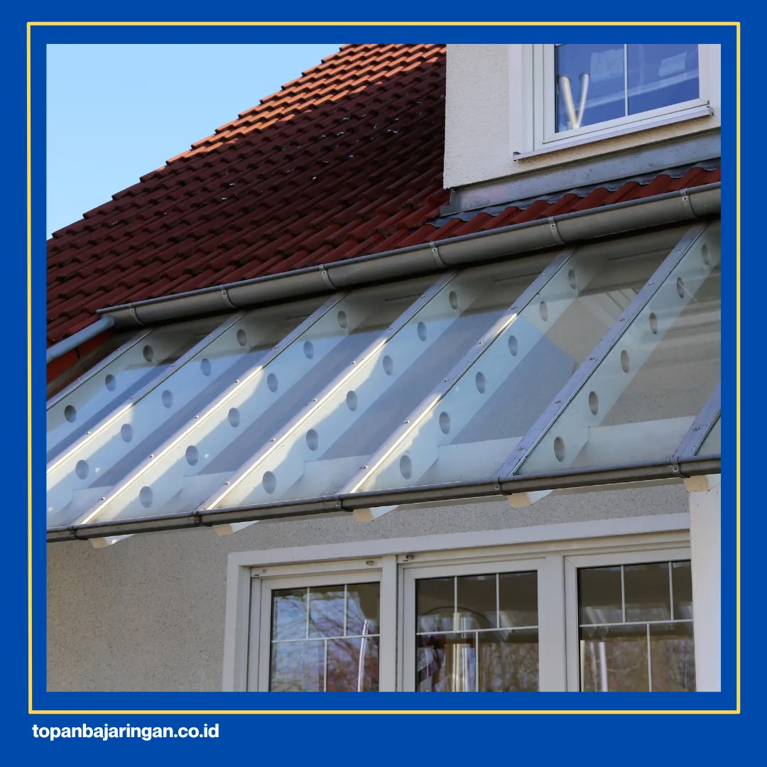 Kanopi Baja Ringan Plafon PVC