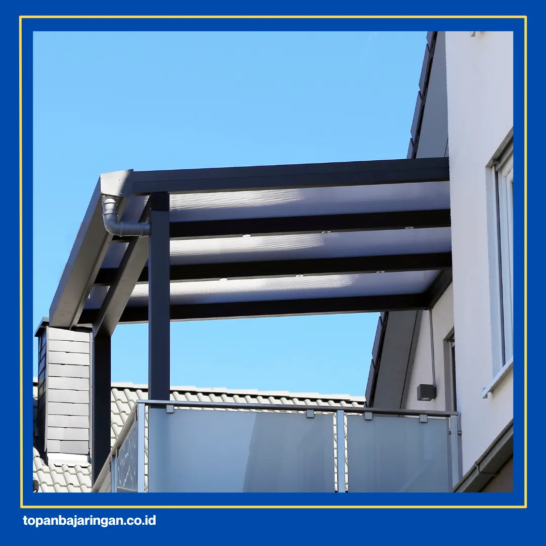 Kanopi Baja Ringan Plafon PVC